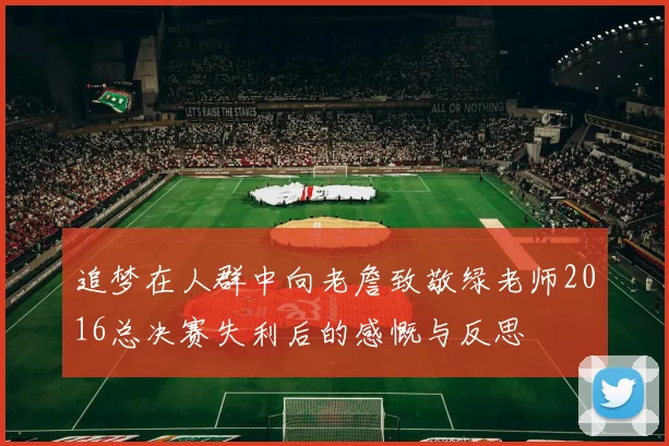 追梦在人群中向老詹致敬绿老师2016总决赛失利后的感慨与反思